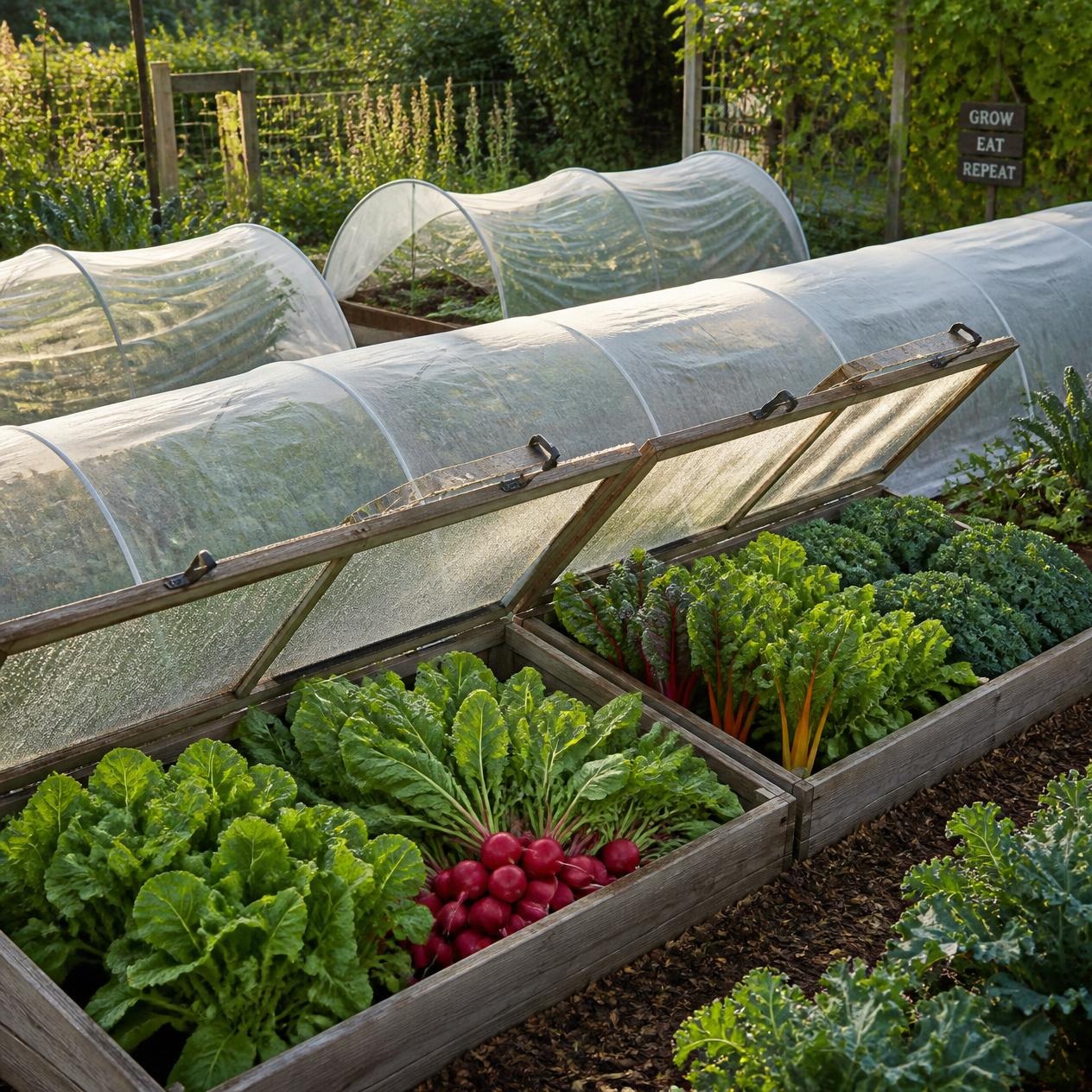 Your Guide to Cold Frames, Row Covers, and Season Extension